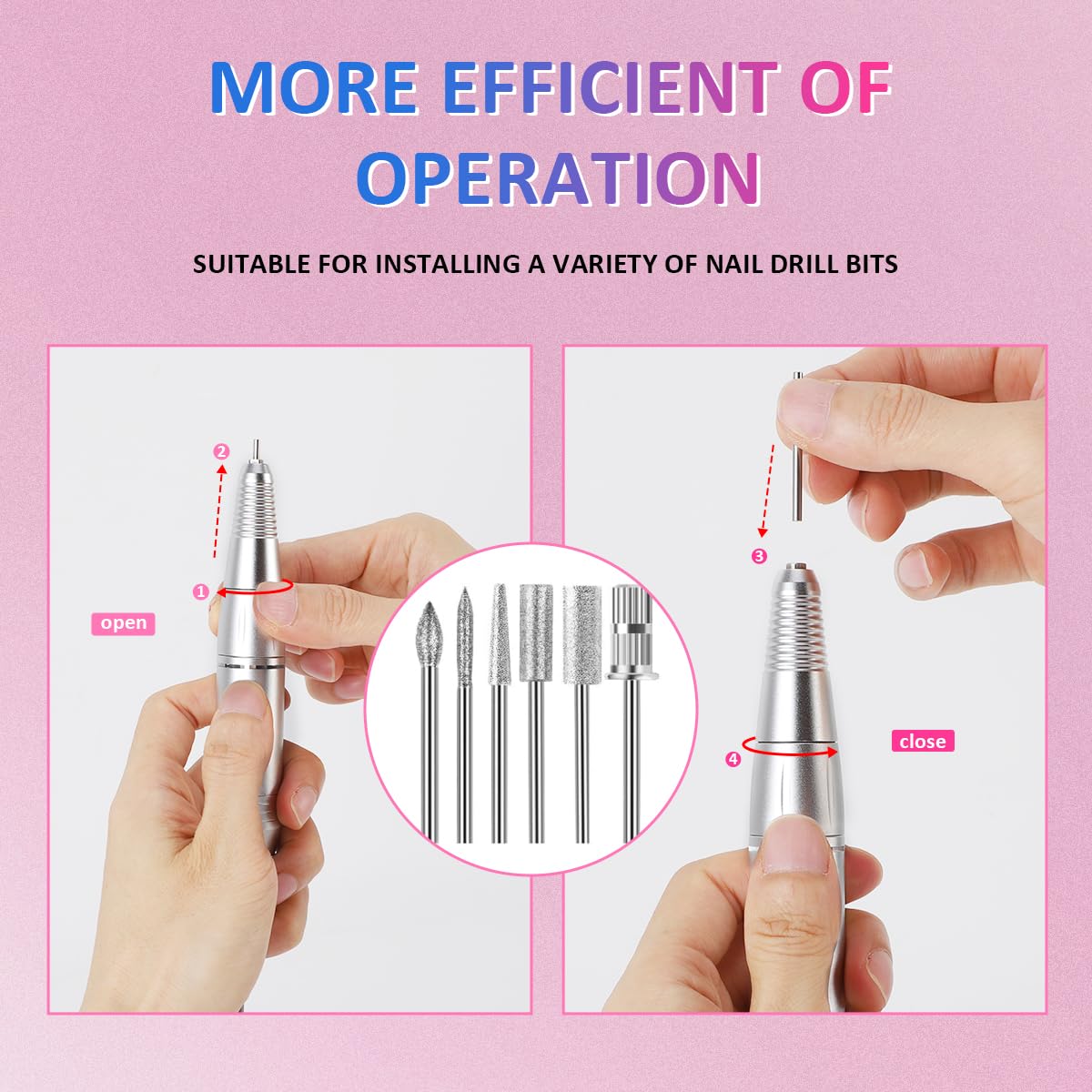 Yinhing nail-polish-removal-acrylic demonstrates efficient gel and powder removal