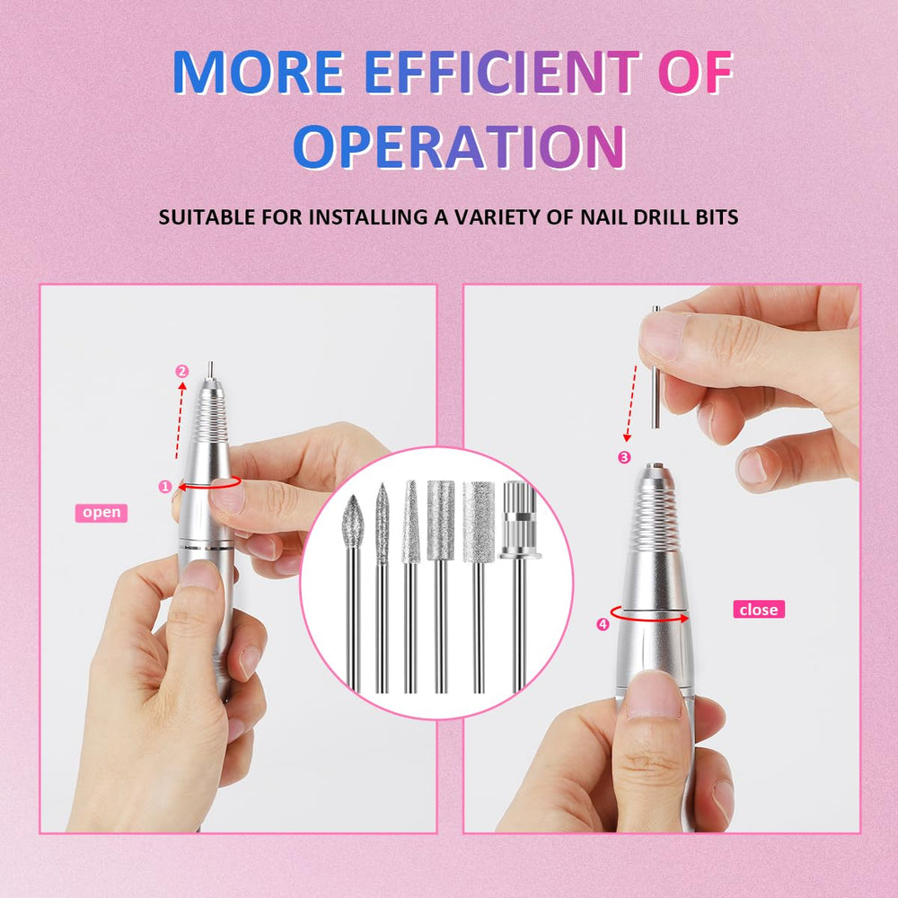 Yinhing nail-polish-removal-acrylic demonstrates efficient gel and powder removal
