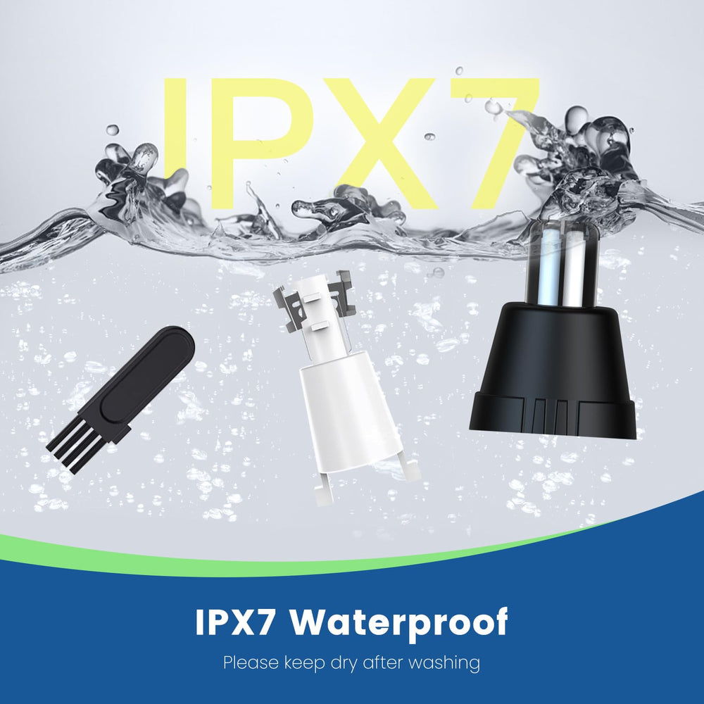 Yinowt IPX7 waterproof trimmer safe to use in the shower.