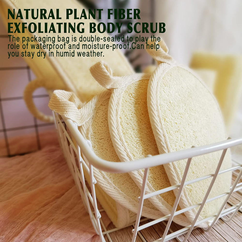YIQINGJIE loofah sponge natural material emphasizes eco-friendly biodegradability