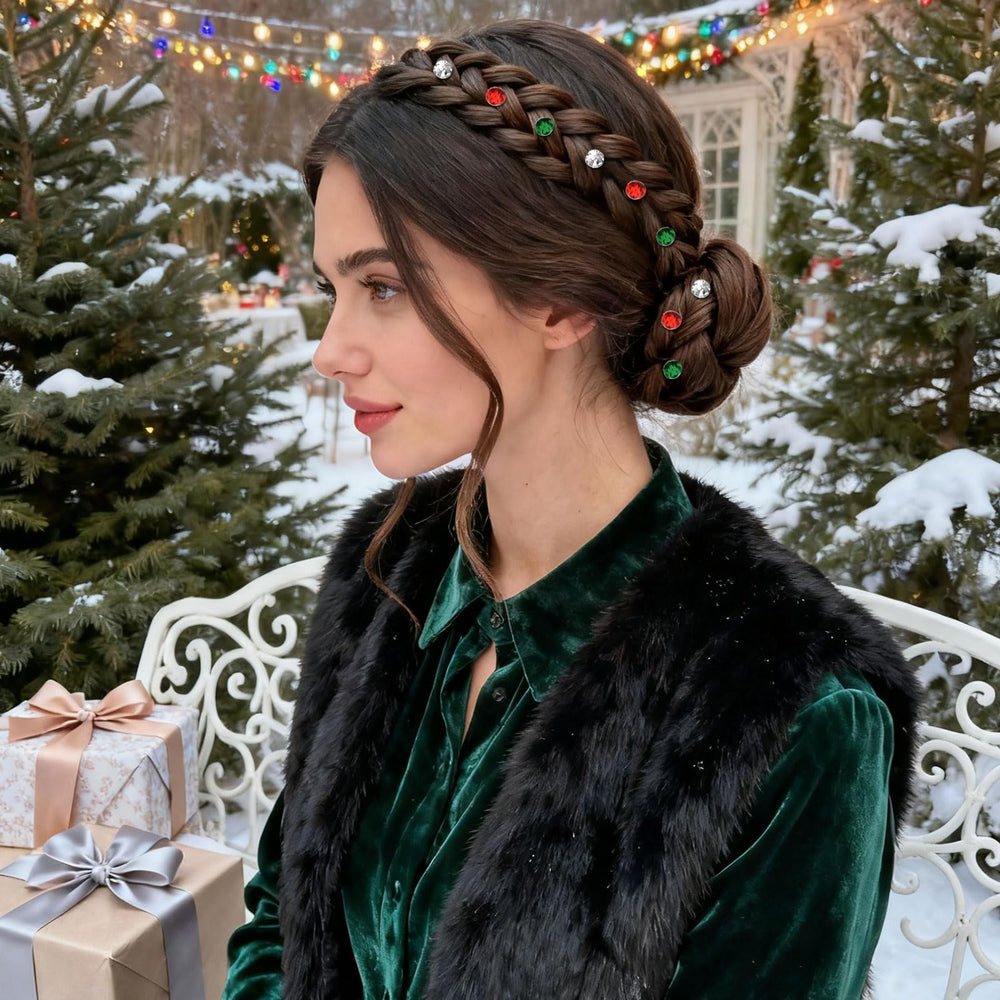 YISSION holiday party hair accessory – versatile look for party styling.