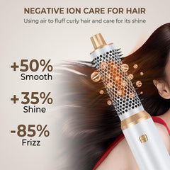 Yitrust negative-ion airflow during drying smooths frizz and reduces static