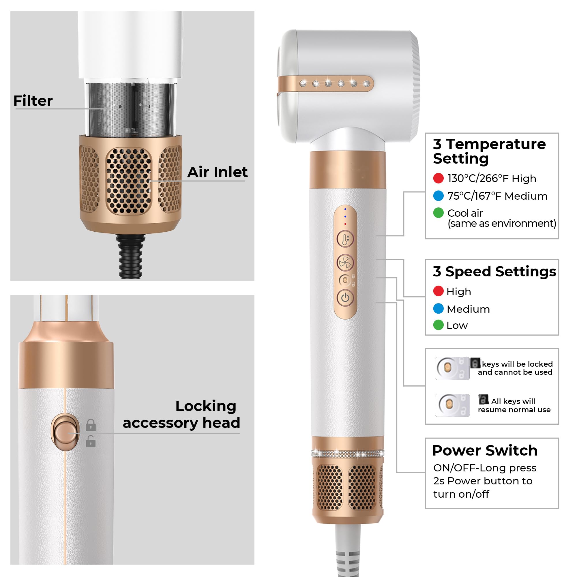 Yitrust oval brush straightens and smooths hair during styling.