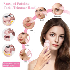 YIZER Livora shaver interchangeable heads enable customized grooming zones