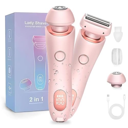 YIZER Livora shaver pink-handle closeup for gentle at-home grooming