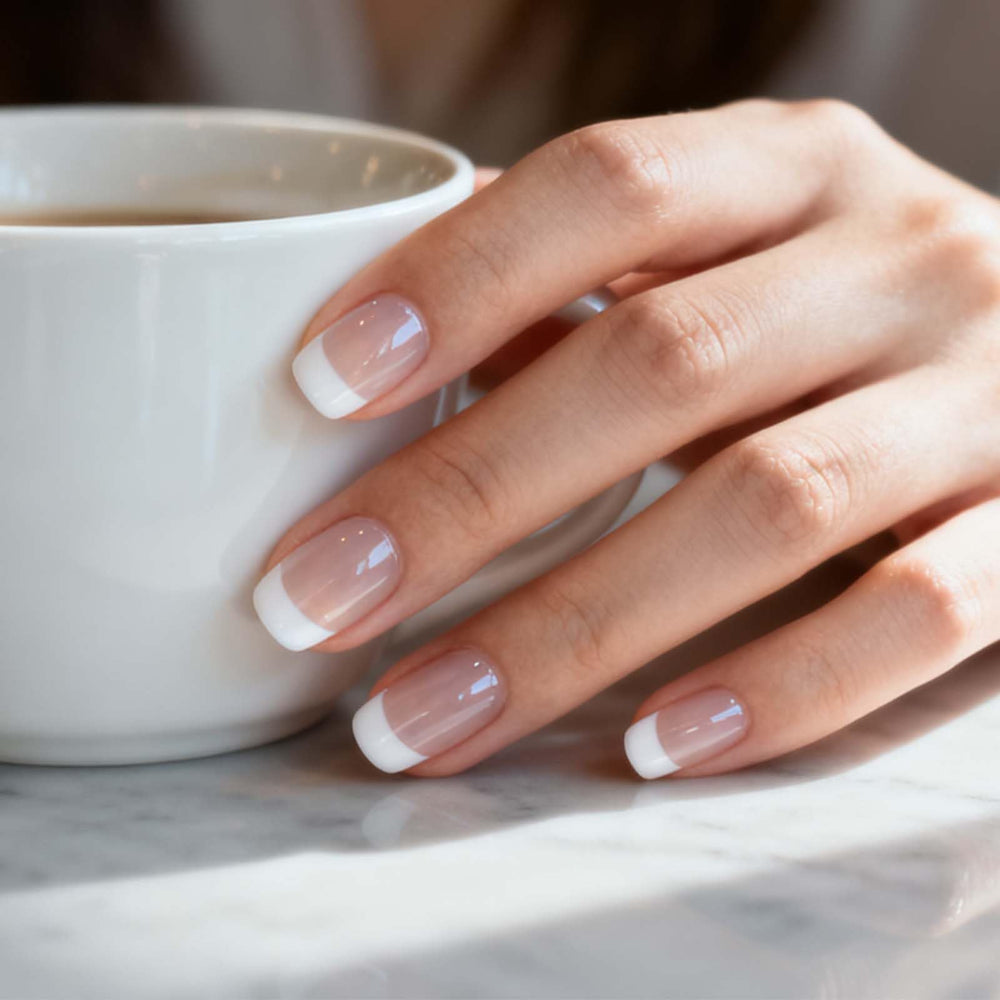 YIZHUO semi cured gel nail strips with 20 pieces for a customized fit
