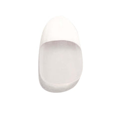 YIZHUO white French tip on clear base close up for elegant nails