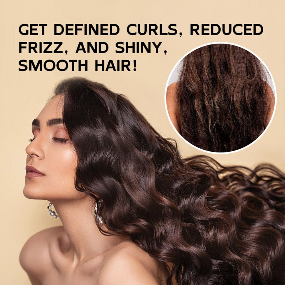 YJLYQF curls-before-after-model illustrates visible definition and improved volume with consistent use.