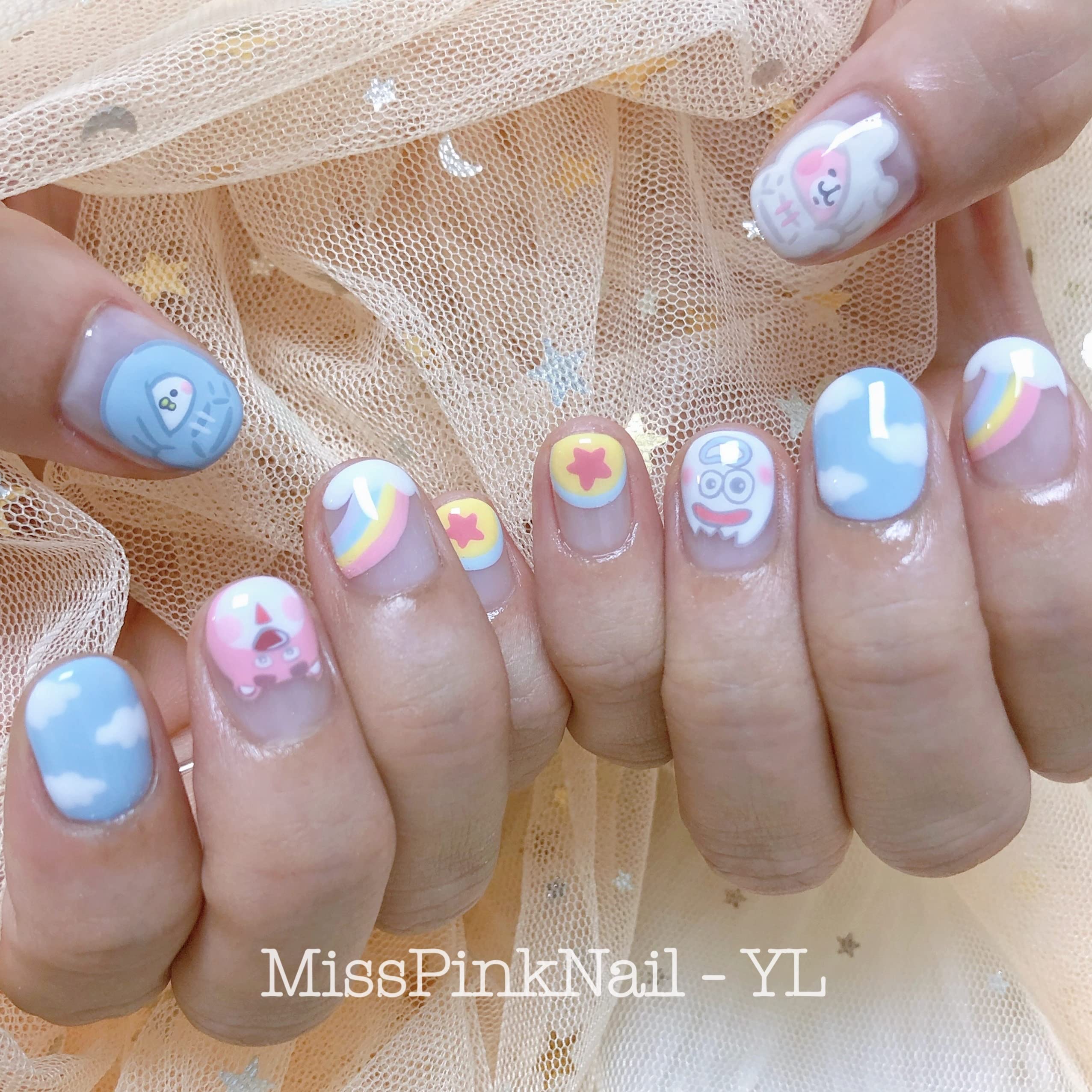 YJMyujimi gel palette mix and fill cubes for custom shades.