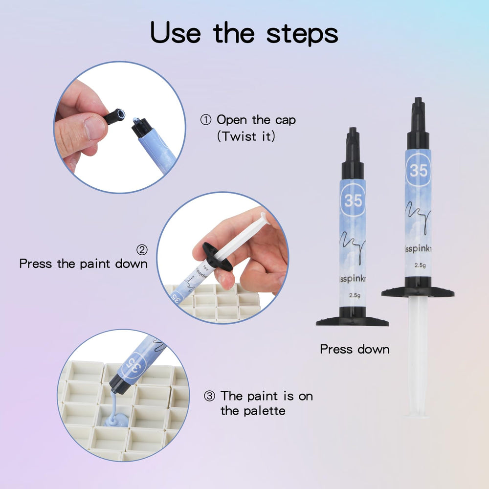 YJMyujimi gel palette thin layer reveals true pigment when applied.