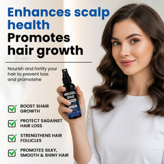 YKDYLINH minoxidil spray mist applied to the scalp supports a twice daily regrowth routine