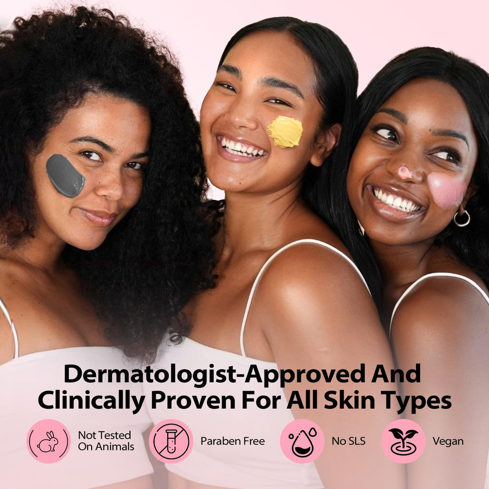 YLNALO daily skincare routine with three masks ready to use