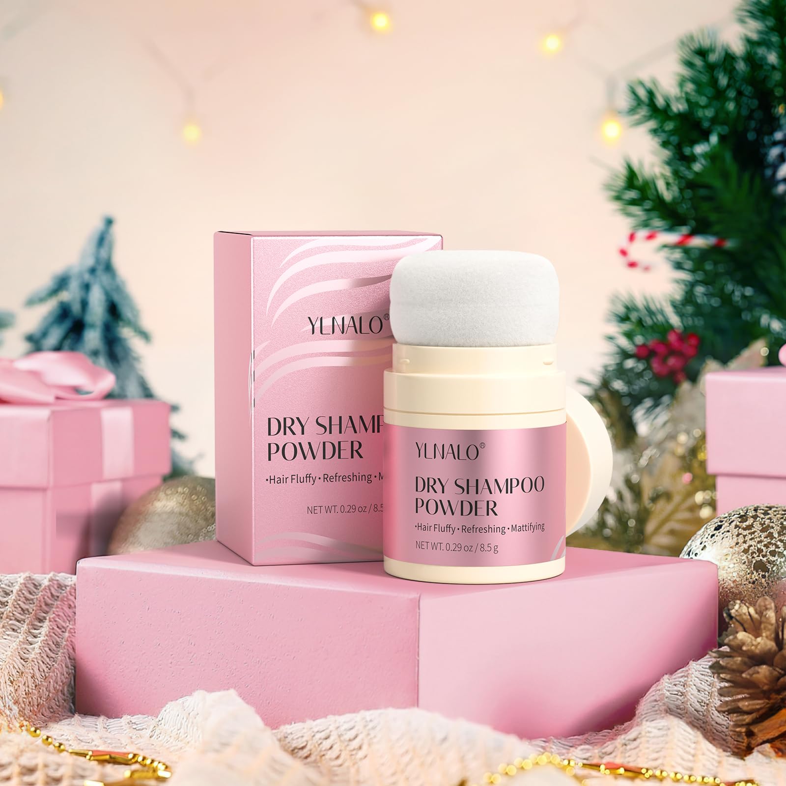 YLNALO dry shampoo powder fragrance delivers a fresh scalp scent