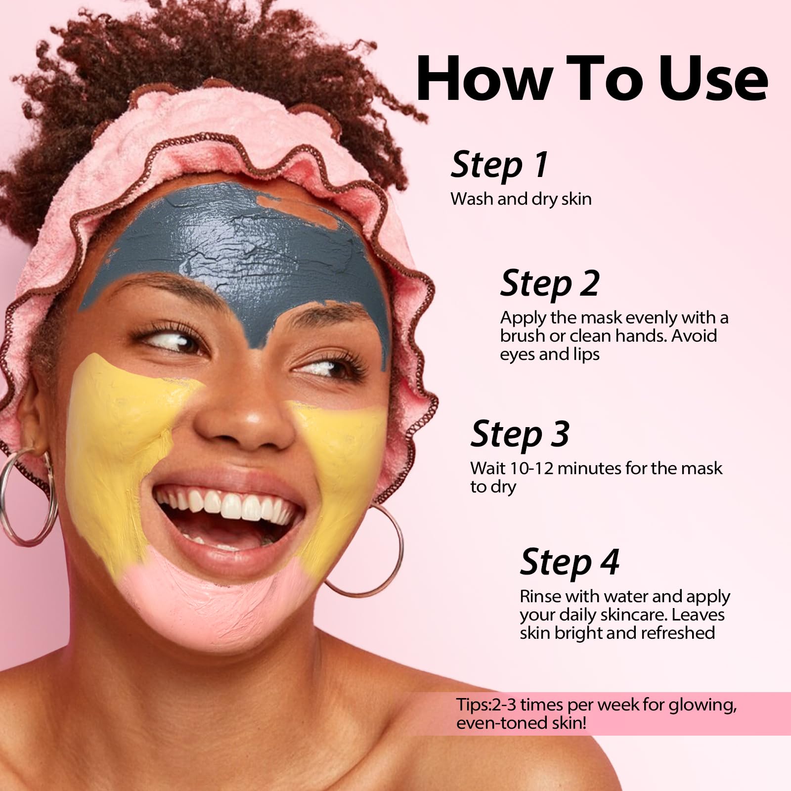 YLNALO glow after use showing radiant, even-toned skin