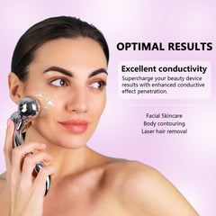 YMEYFAN conductive gel shown with microcurrent device for smooth glide