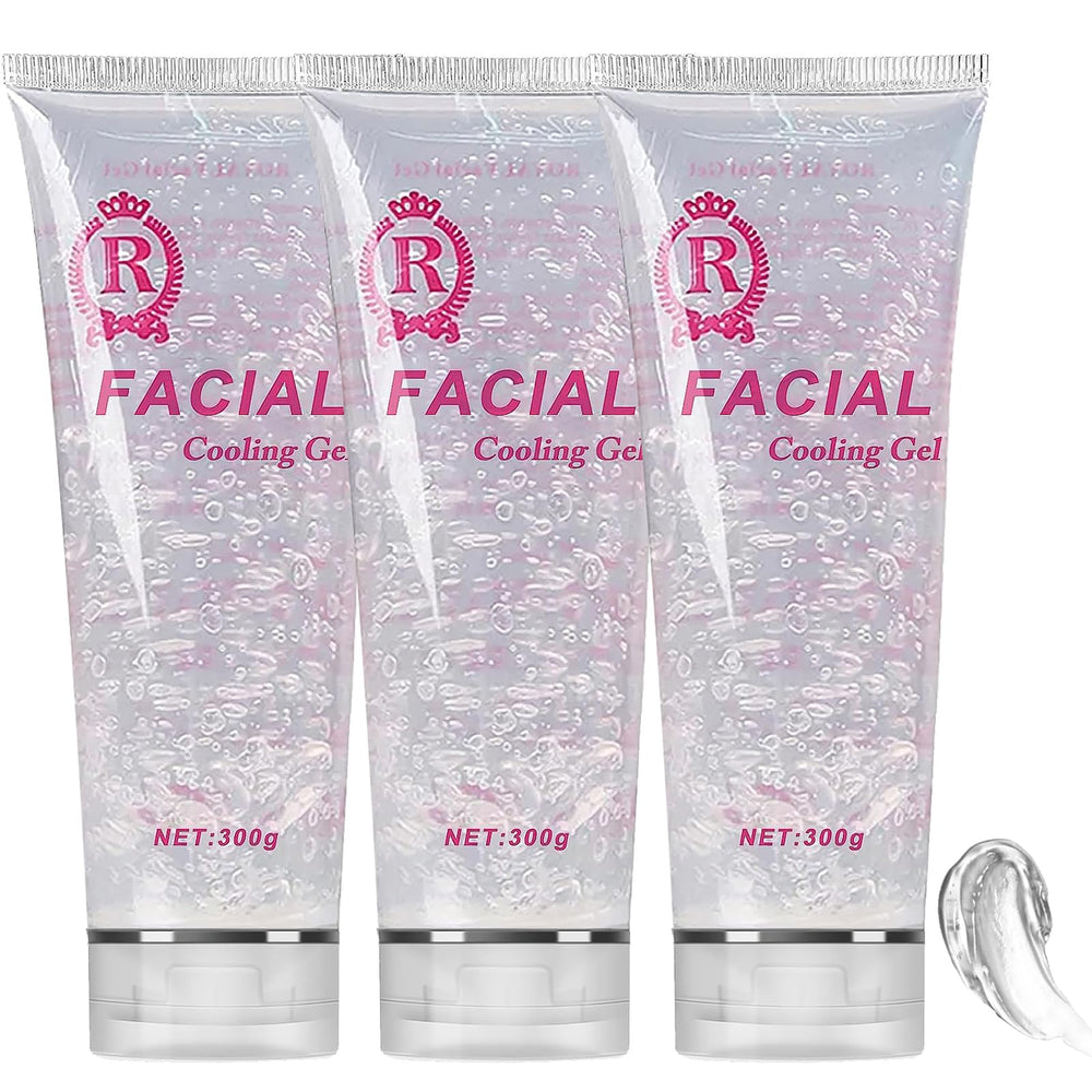 YMEYFAN conductive gel packaging showing the 3-piece set for salon use.