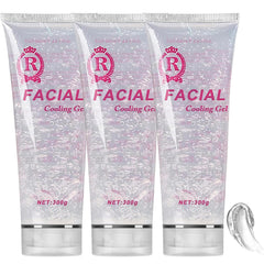 YMEYFAN conductive gel packaging showing the 3-piece set for salon use.