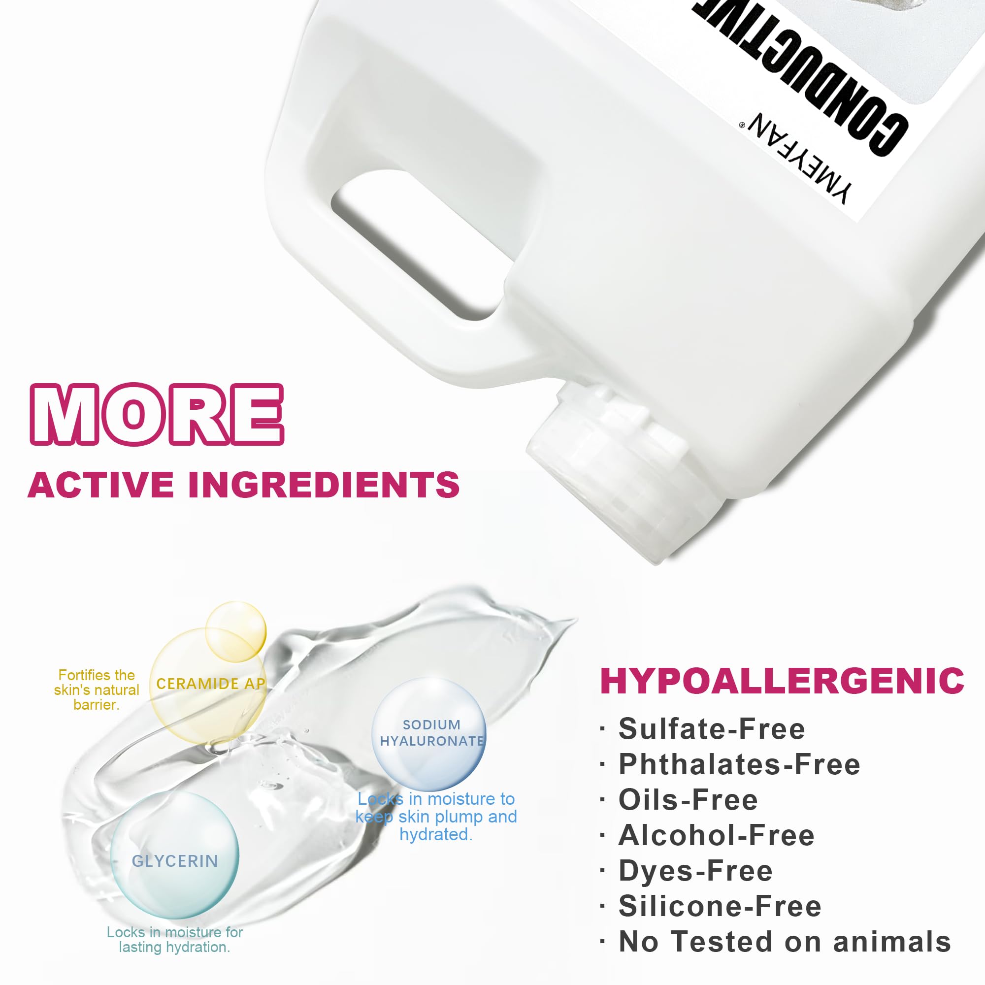 YMEYFAN gel for RF and laser hair removal with cooling benefits