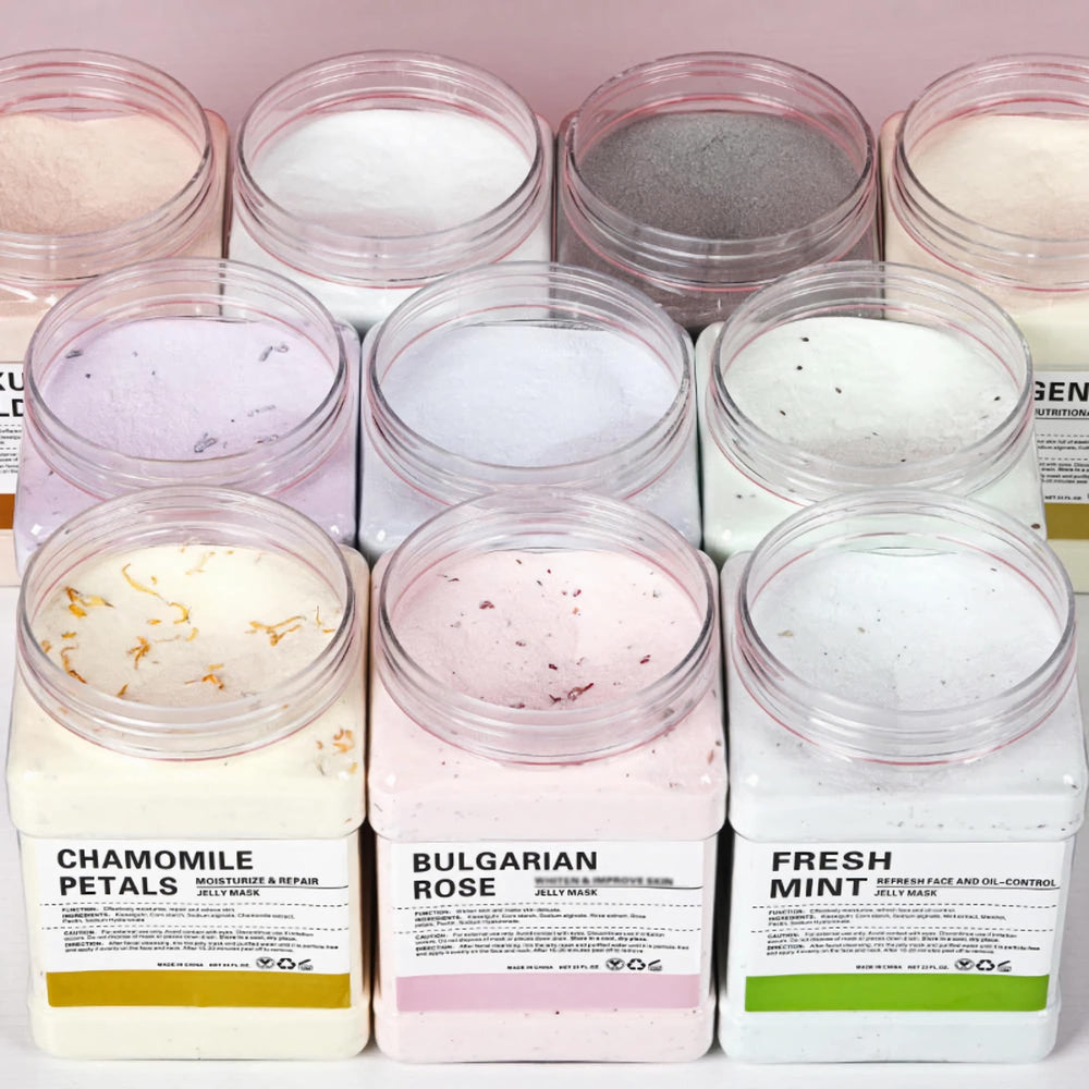 YMEYFAN jelly mask in salon workflow for estheticians and multi-treatment prep.