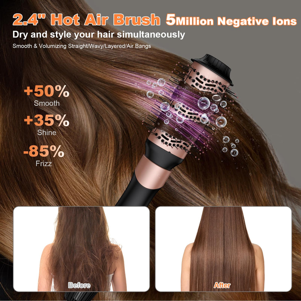 Ymguspri temperature and wind settings closeup illustrates customizable control for different hair types.