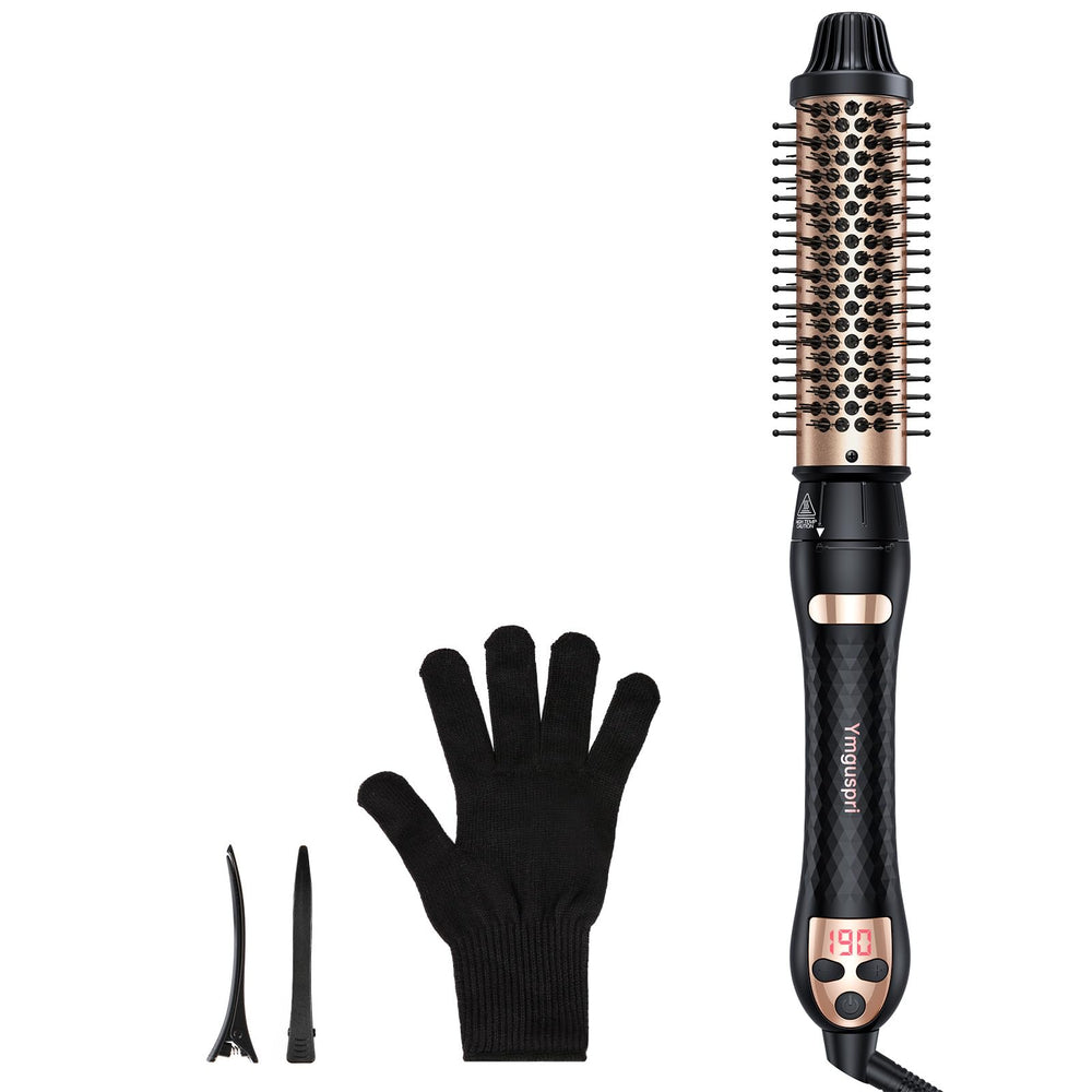 Ymguspri thermal brush full product shot demonstrates versatile 3-in-1 styling.