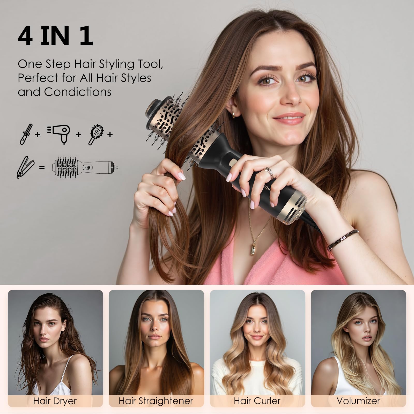 Ymguspri two-inch hot air brush for fast salon-like blowouts