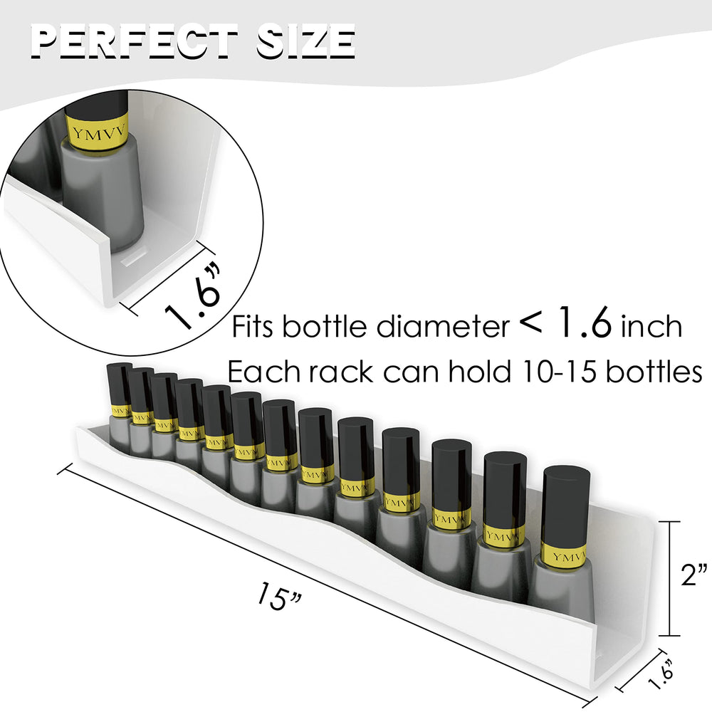 YMVV wall-mounted organizer with mount-hole detail for easy installation