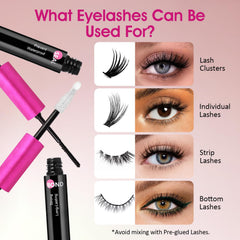 YNGLLC Lash Bond and Seal easy-removal formula leaves no sticky residue