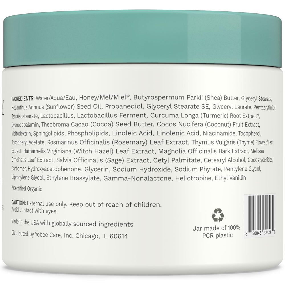 Cream being applied demonstrates smooth, comfortable feel without a heavy finish.