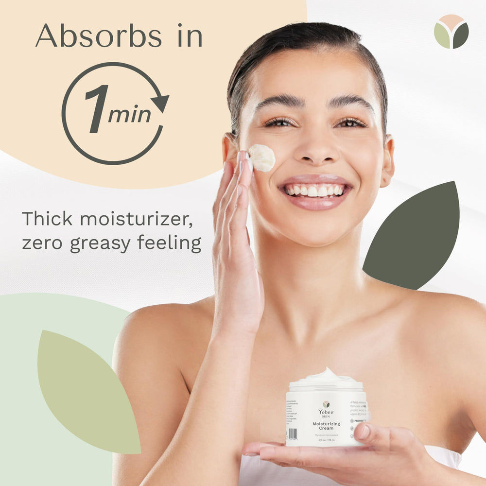 PROBYOME probiotic extracts with honey and turmeric support balanced skin microbiome.