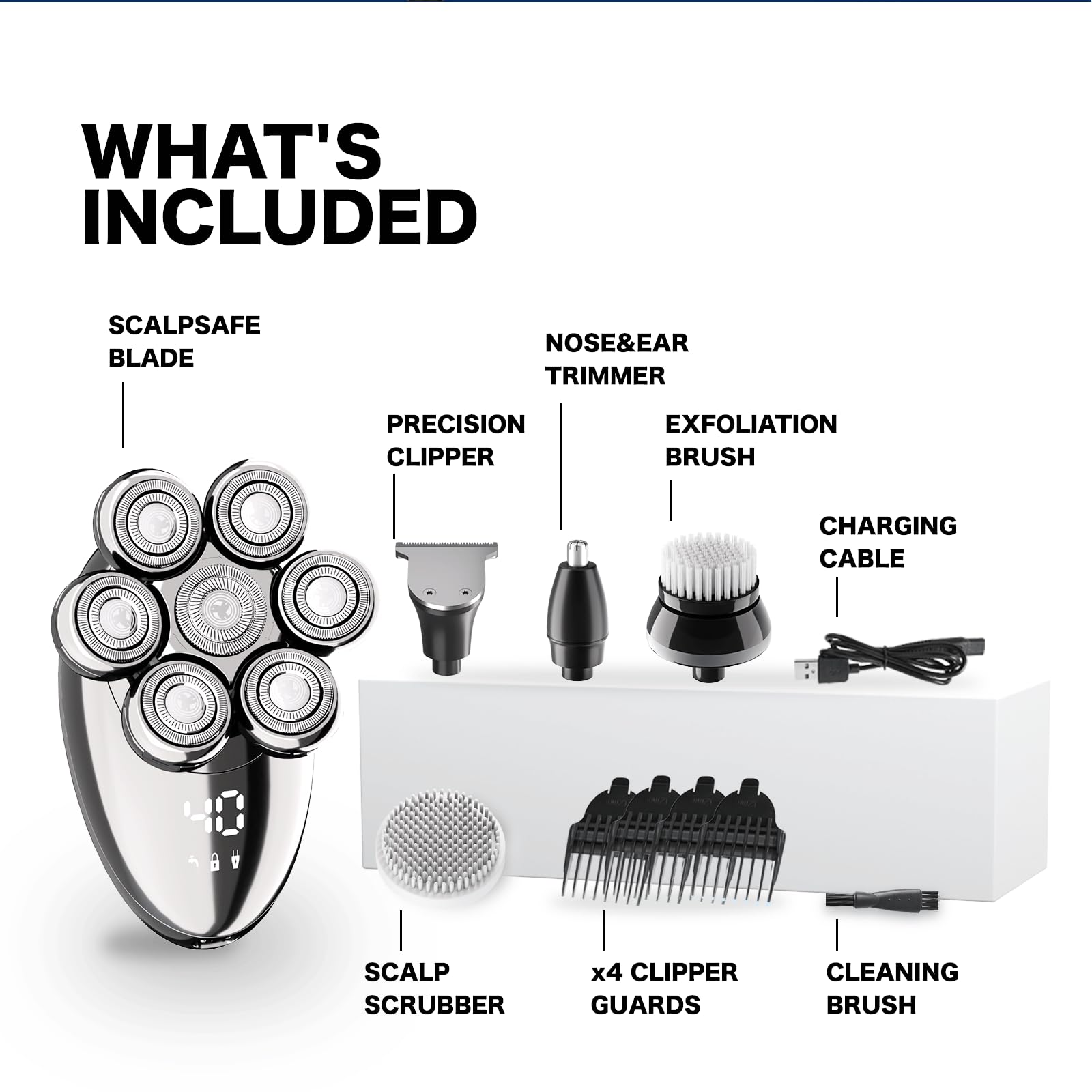 YOBeyux travel-ready design fits compact cases for on-the-go grooming.