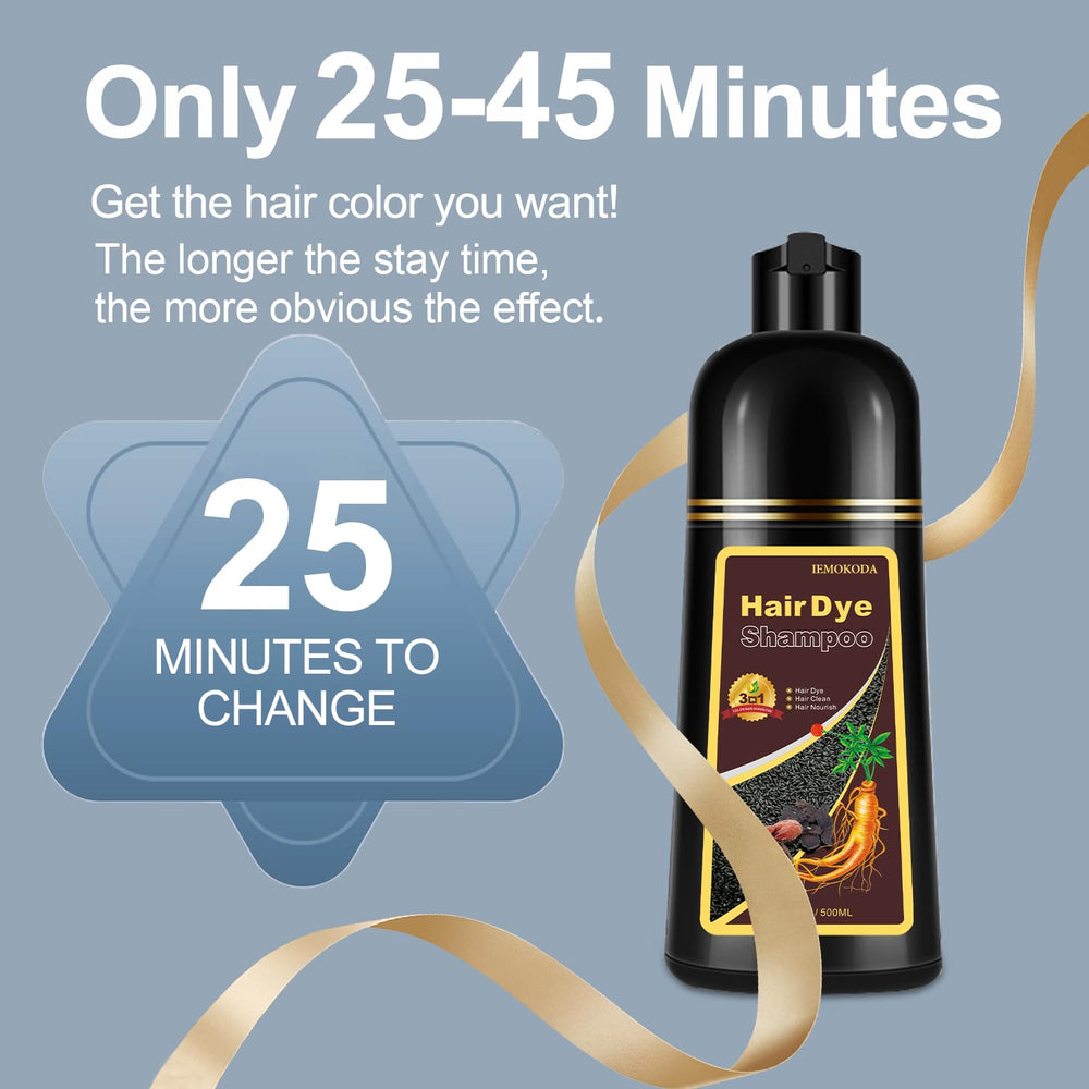 Yocisku Hair Dye Shampoo available in Coffee Brown and Wine Red colors