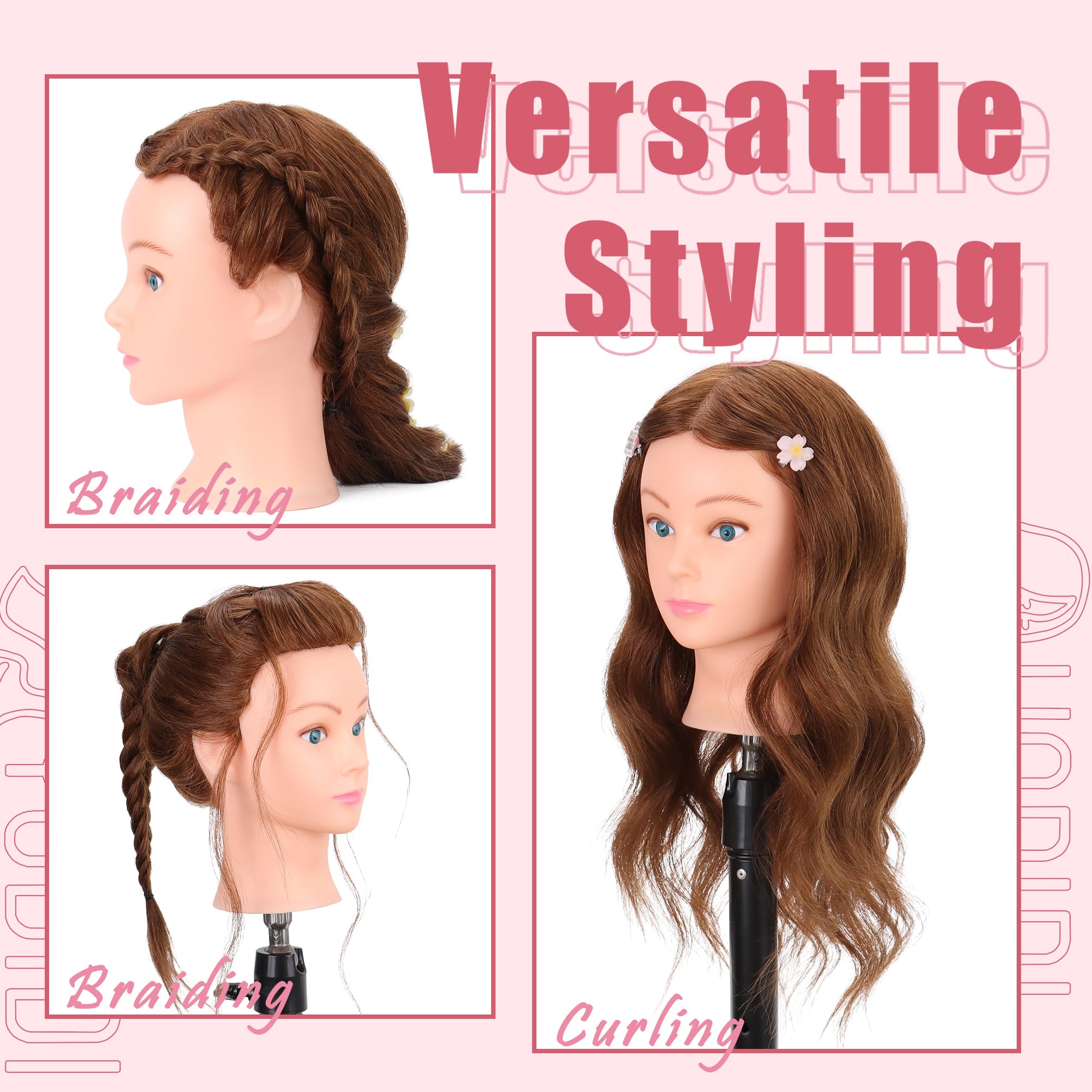 YODIDI mannequin head features no smell, environmentally friendly for healthy workspace.