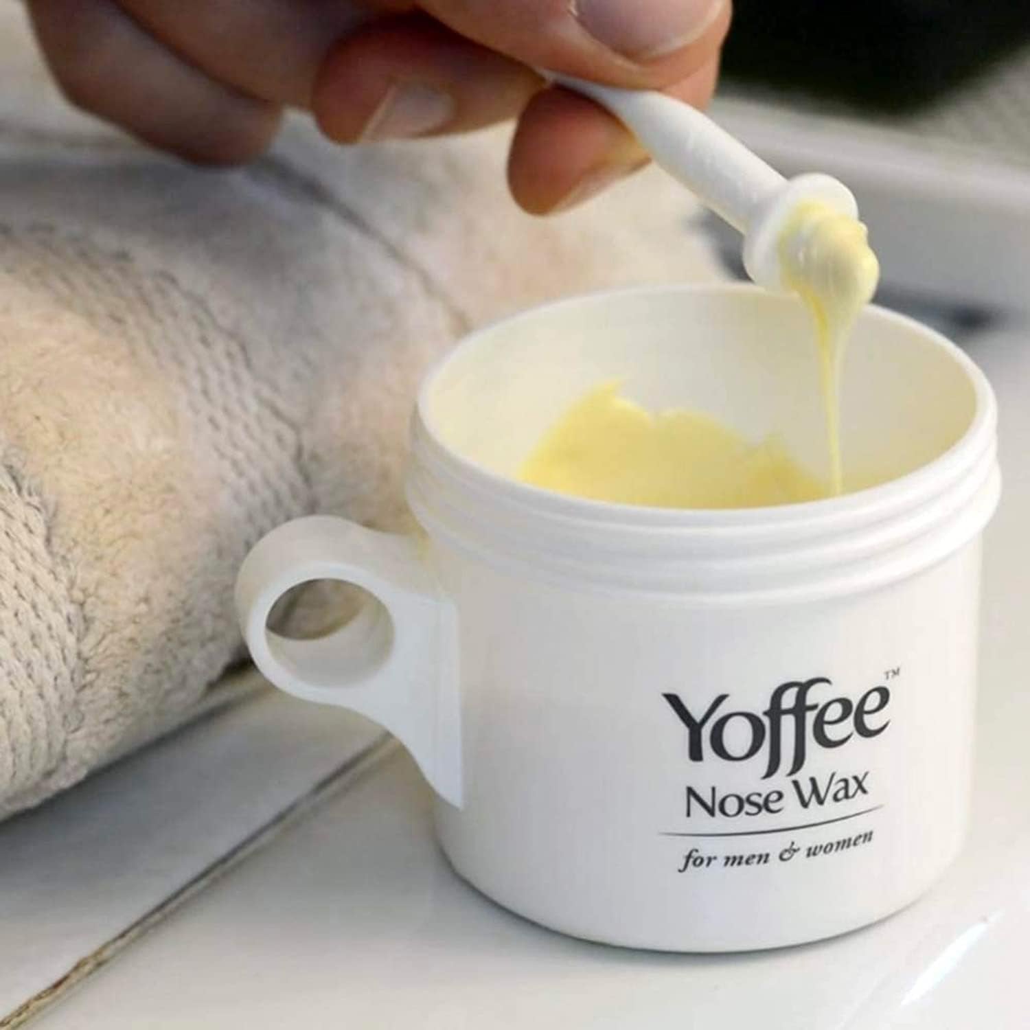 Yoffee Original Nose Wax packaging shows complete kit and value for buyers.