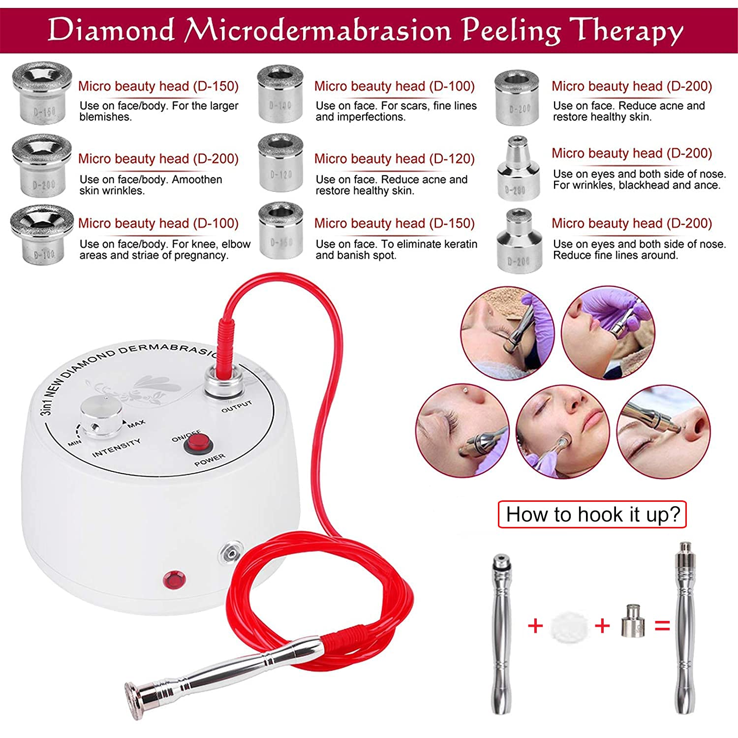 Yofuly diamond tips replacement pack for different skin areas