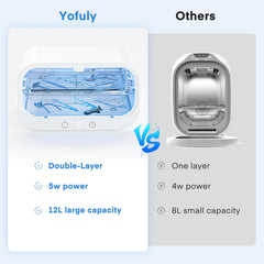 Yofuly double-layer shelves maximize item loading for busy spa environments.