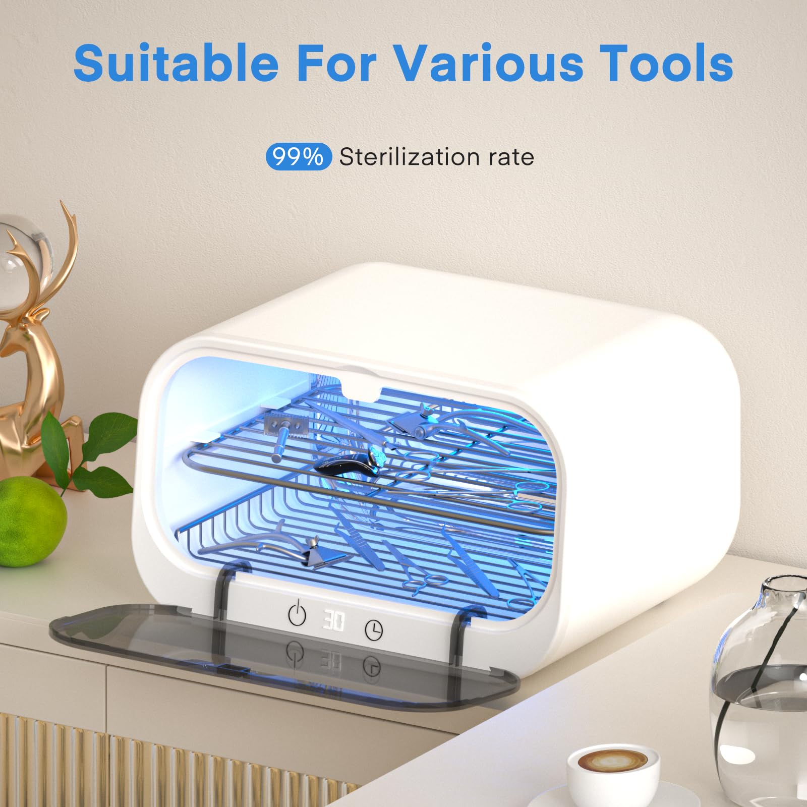 Yofuly nail tools cleaner drum demonstrates durable construction for long-term use.