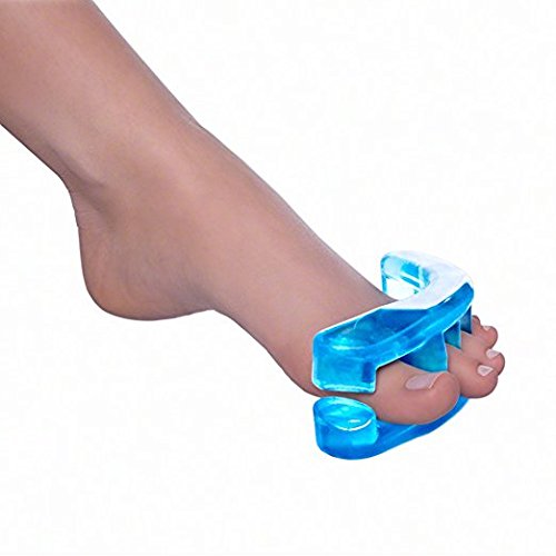 YogaToes Classic sapphire blue flexible gel material for comfortable wear