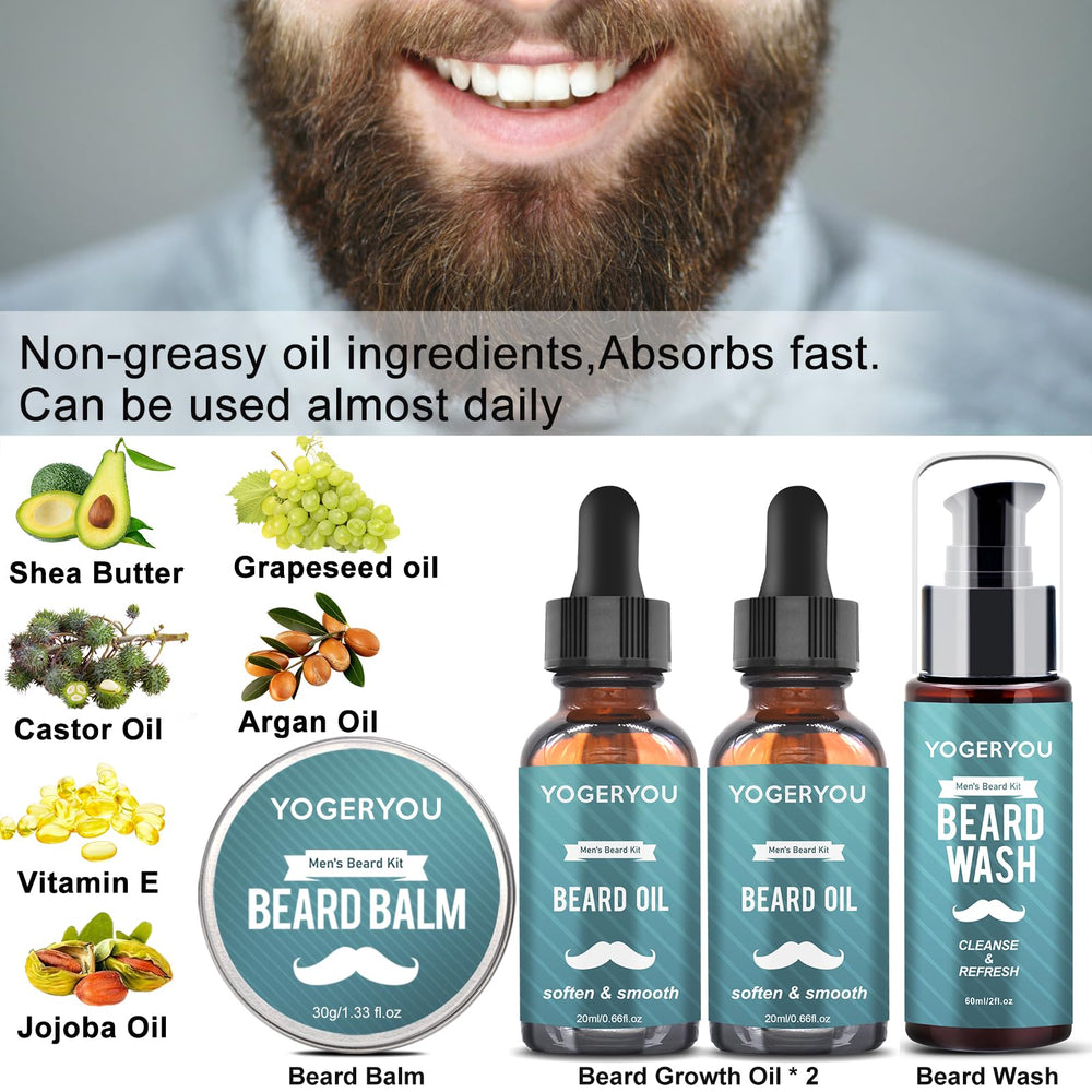 YogerYou beard balm tube for frizz control and conditioning