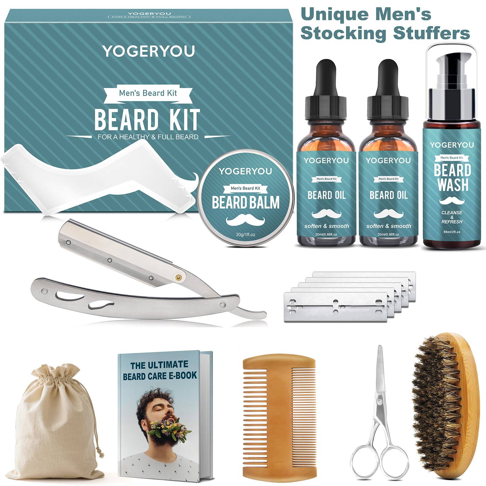 YogerYou beard scissors for precise shaping and maintenance.