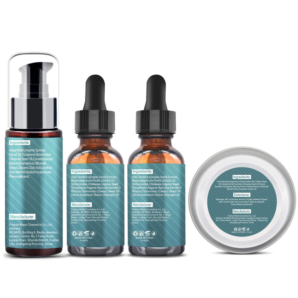 YogerYou beard wash bottle for gentle beard cleansing