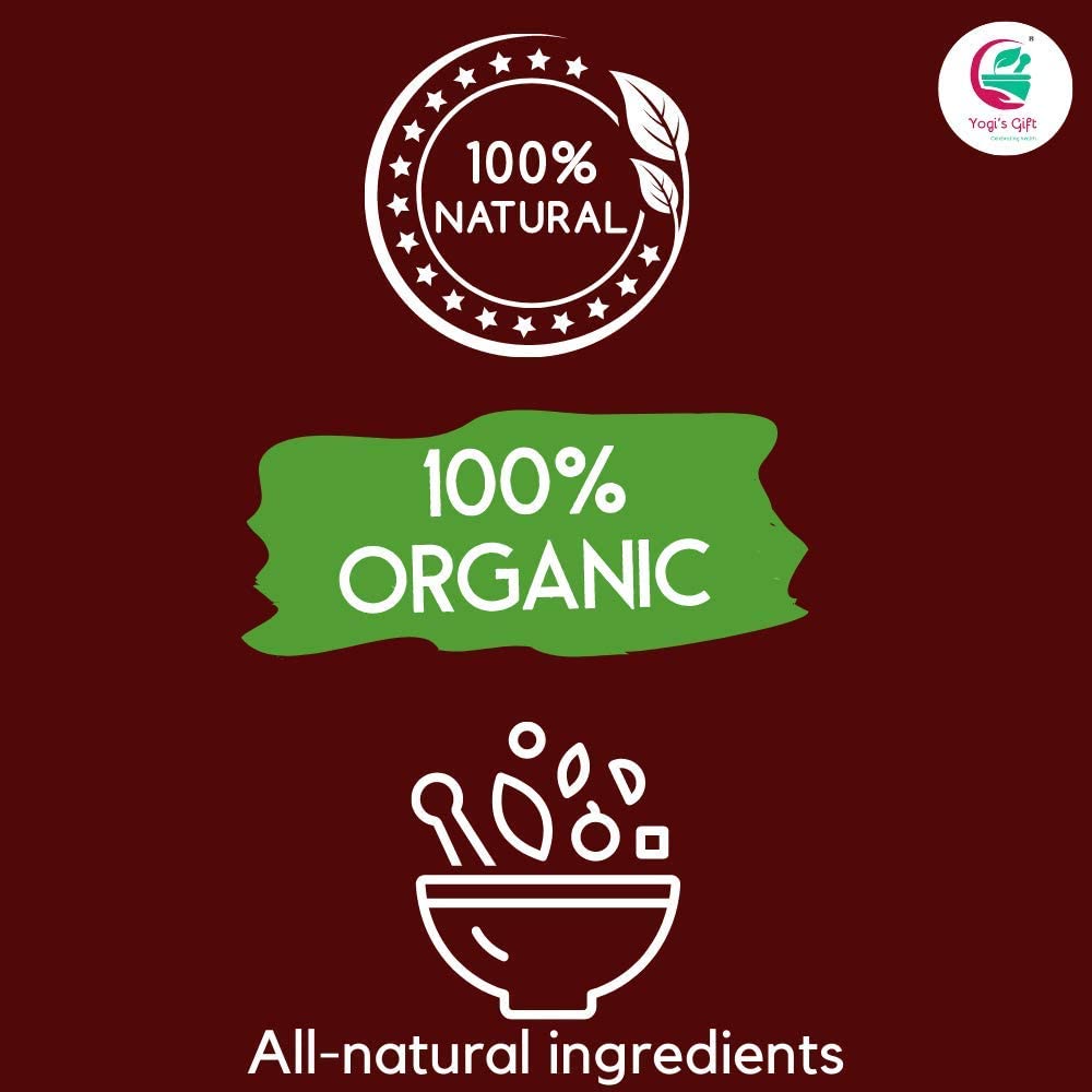 Yogis Gift Shikakai powder 100g for smooth, manageable hair.