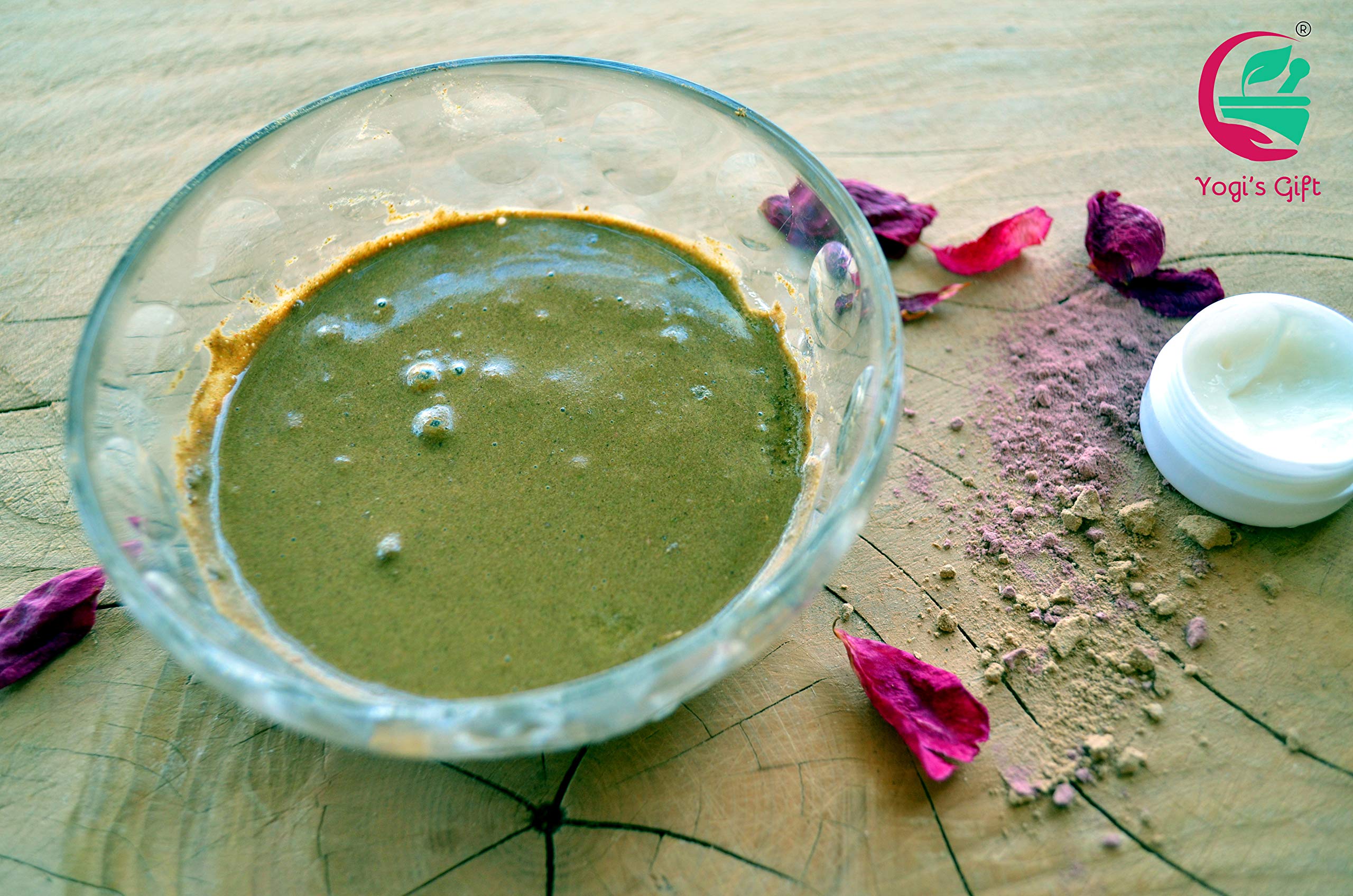 Sidr Leaf Powder with henna color fixation demonstration by Yogi's Gift