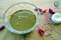 Sidr Leaf Powder with henna color fixation demonstration by Yogi's Gift