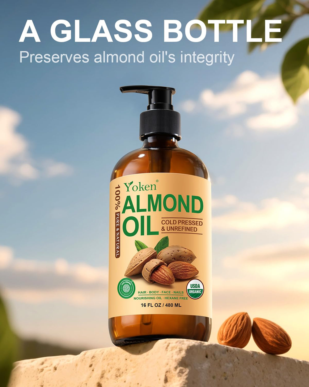 Yoken Almond Oil aroma note hints at nutty scent for DIY blends