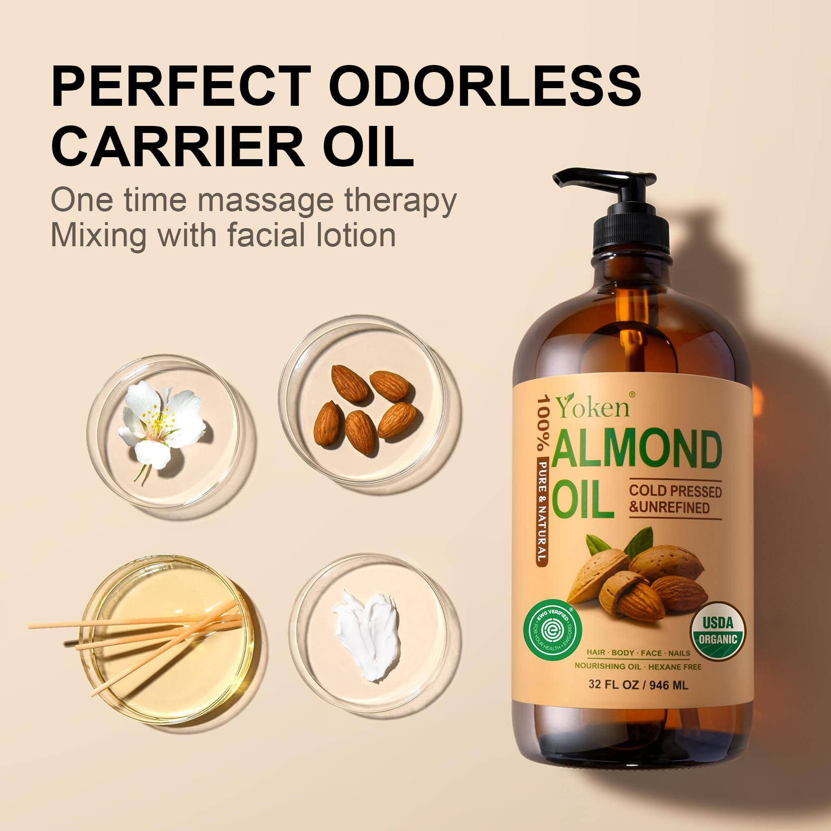 Yoken Almond Oil as a DIY base oil for custom blends and lotions