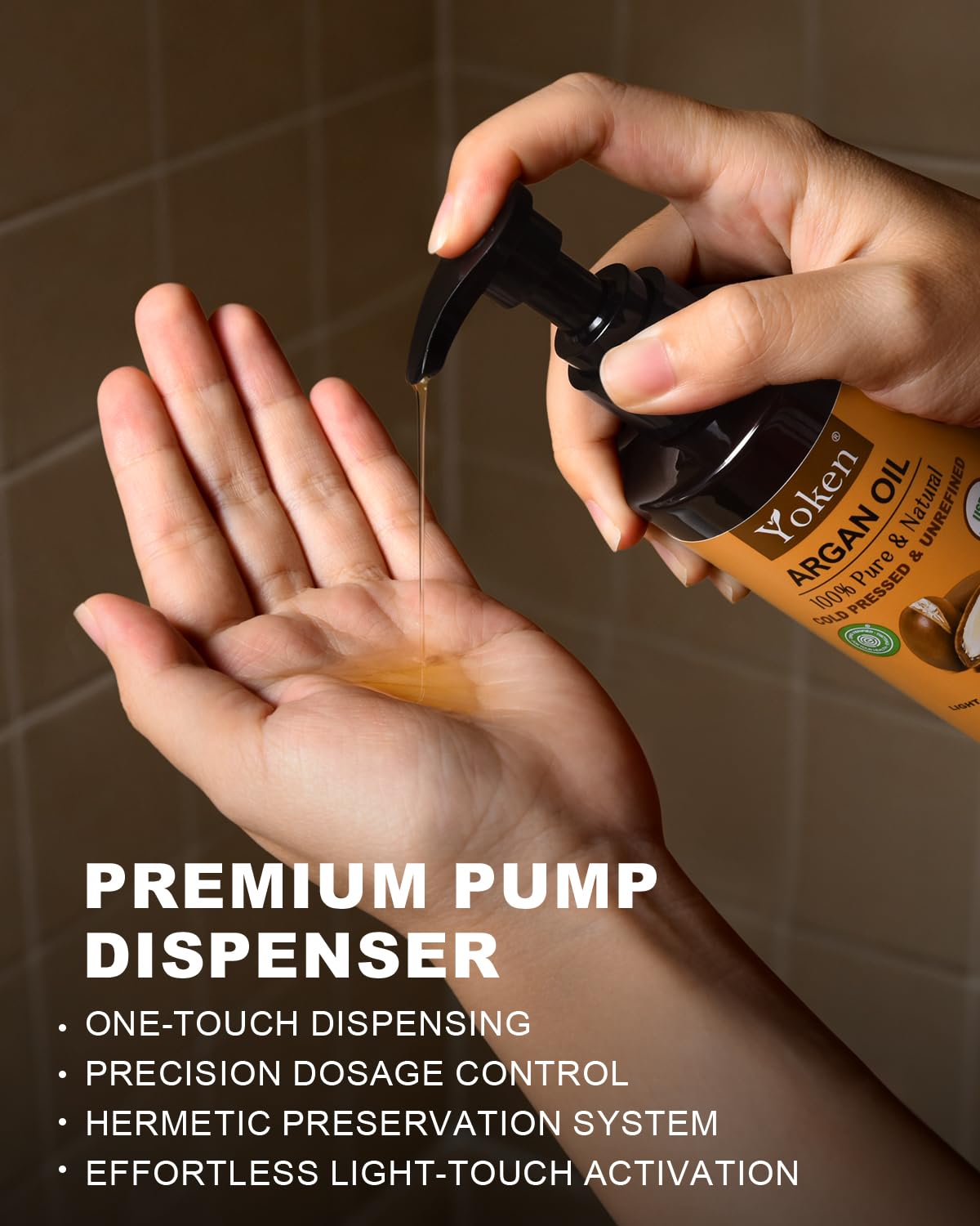 Yoken Argan Oil face application supports moisture and skin barrier.