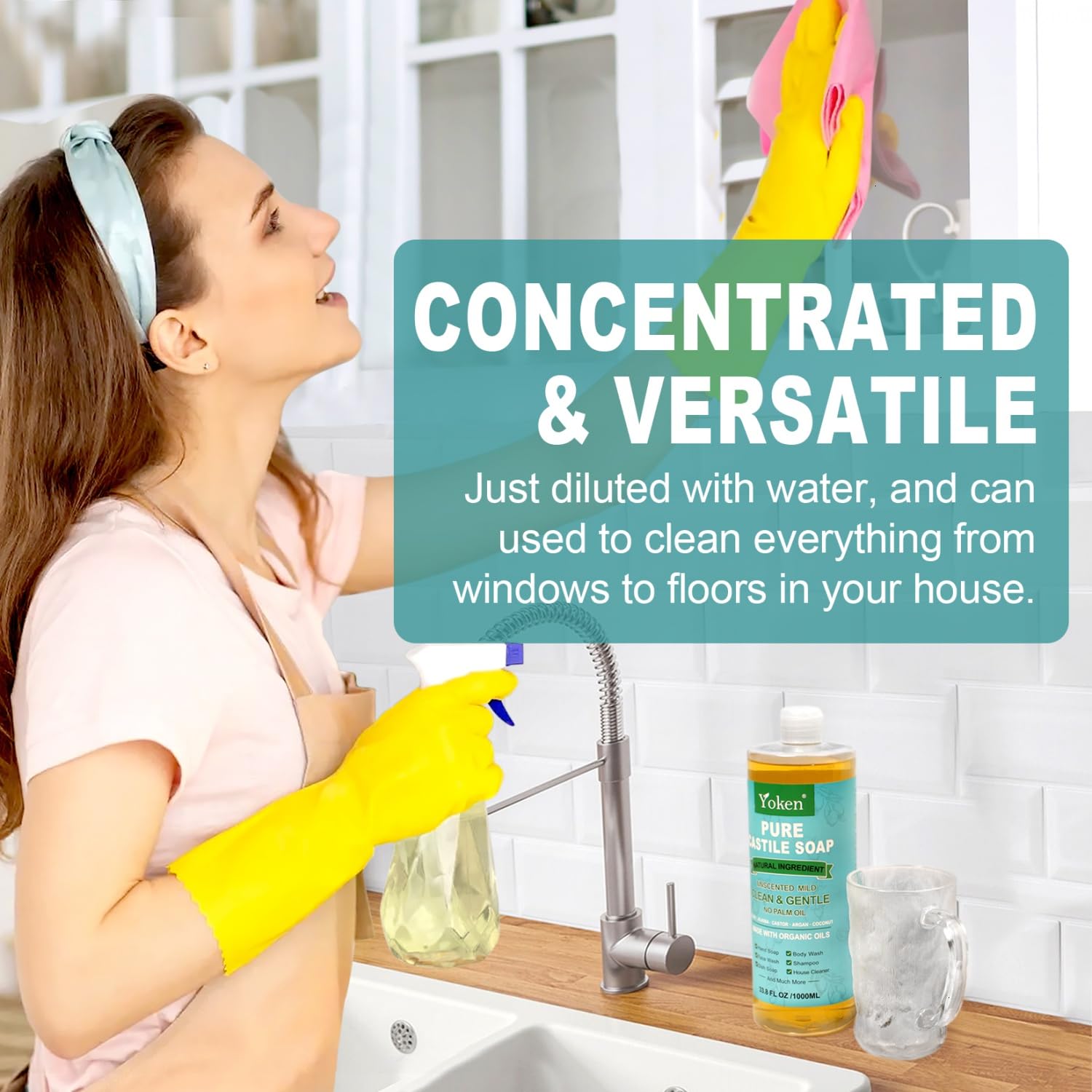 Yoken Castile Soap laundry use proves concentrated performance.