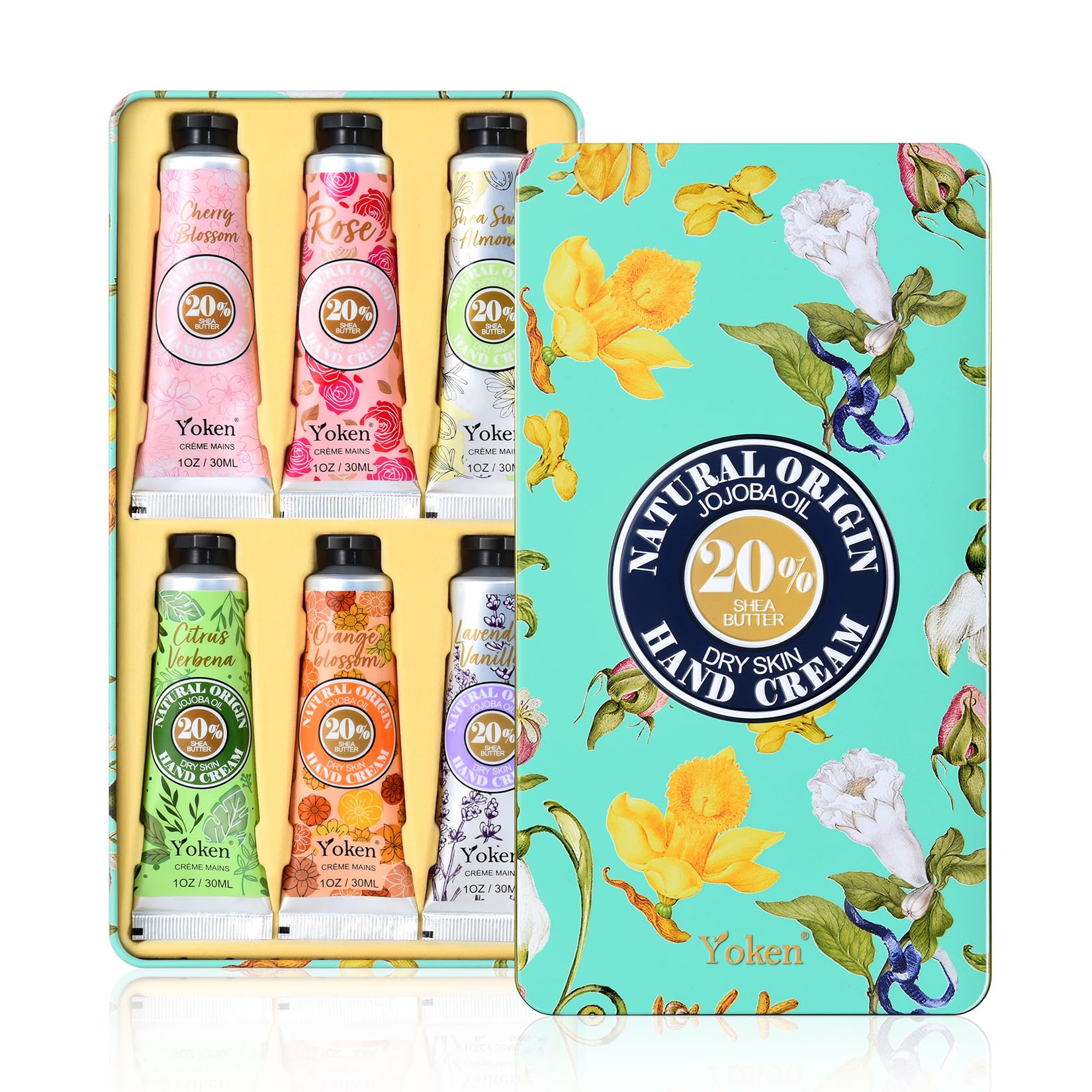 Yoken Cherry Blossom Hand Cream presents floral notes and daily protection against dryness