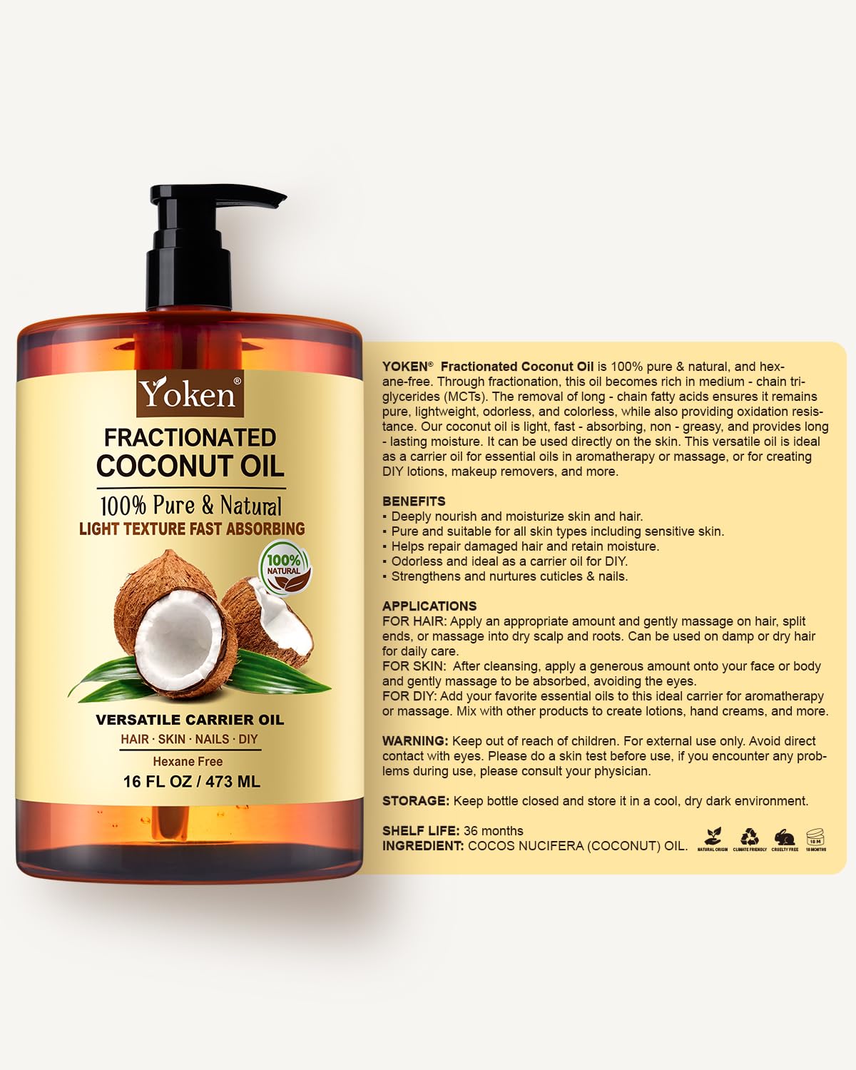 Yoken cruelty-free packaging reflects ethical skincare testing and care.